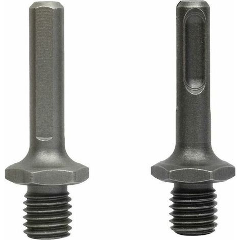 2 Pièces Adaptateur M14 Filetage Mâle à Fem et triangle Fem pour Meuleuse Perceuse Forage, (1/4)