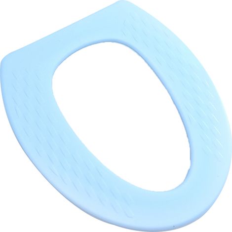 Coussin Pour Siège De Toilette - En EVA Imperméable Et Réutilisable - Forme Ovale - 1 Pièce (1/5)