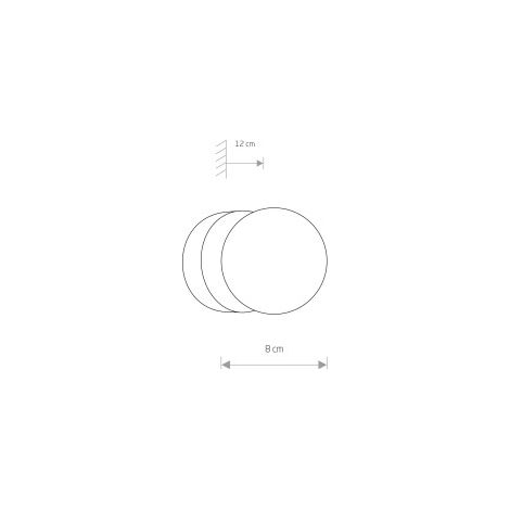 Applique bagno Nowodvorski Brazos nera vetro G9 IP44