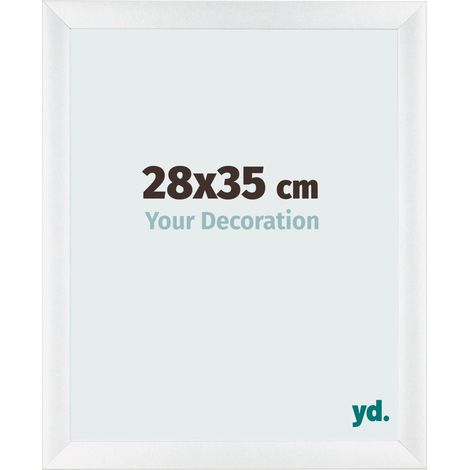 yd. - Cadre photo 28x35 - Blanc Brillant - MDF - Pisa (1/5)