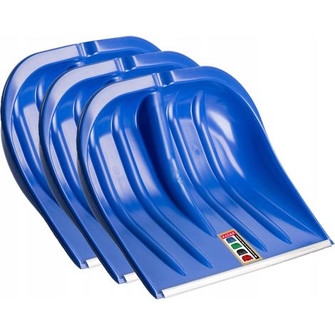 KADAX Schneespaten, 49 cm breit, Schneeschaufel ohne Stiel, Schneeschieber, Schneeräumer, Kunststoff (1/5)