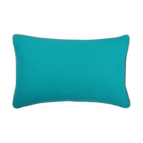 Coussin DUO 30x50 brique beige clair (1/2)