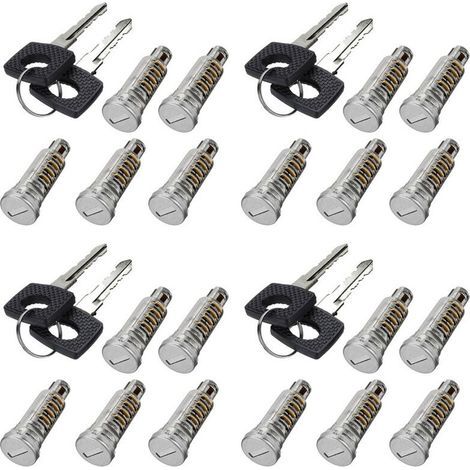 Convient pour 20 cylindres de serrure de porte (6707600205), avec 8 clés identiques, compatible avec toutes les portes d'un Mercedes-Benz Sprinter Vito W638 LT, neuf. (1/4)