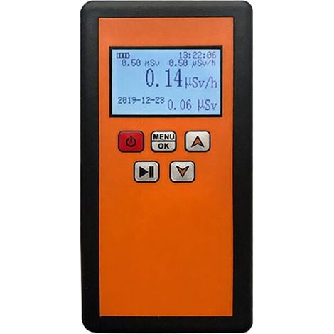 Détecteur de radiations nucléaires portable NR-750 avec écran LCD, compteur Geiger, détection des radiations β et Y, alarme sonore, vibration et lumineuse, triple alarme. (1/5)