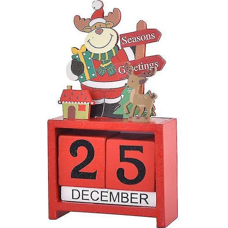 Décorations de Noël en bois, calendriers (1/4)