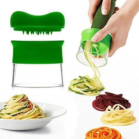 Multifunction Râpe Légumes, URclever Cuisine Coupe-légumes Éplucheur Spiral Concombre Râpe courgettes concombre-Ywey (1/5)