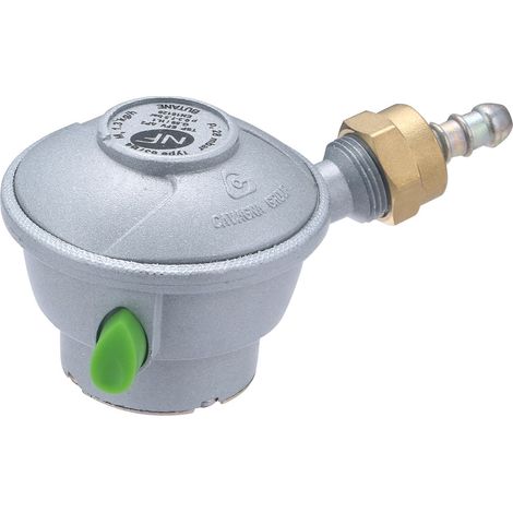 Noyon & Thiebault – Détendeur gaz butane QUICK ON 27 mm – Débit 1.3 kg/h à 28 mbar – Sécurité anti-arrachement – Norme NF EN 12864