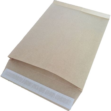 Lot de 50 Pochettes à soufflets 30 mm 24 : 260 x 330 mm Kraft 120 gr