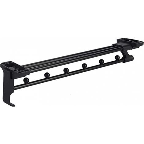 Tringle de placard télescopique, cintre coulissant, organisateur de vêtements réglable, tringle de placard télescopique (13,78 pouces)