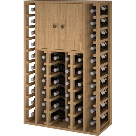 Godello 44 botellas 2 puertas altas de madera de roble (1/3)