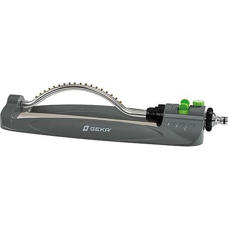 Arroseur carré GEKA 399 m² Système à clipser Laiton/Aluminium Métal