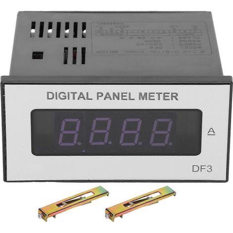 BERM Digital-Einbaumessgerät, 3 1/2 Stellen, digitale Strom- und Spannungsmessung, DF3 DC2A 220V