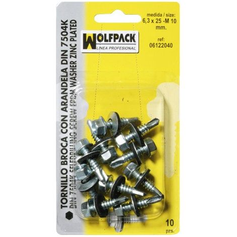 Trapano a vite 5,5x25-8 mm. (10 pezzi)