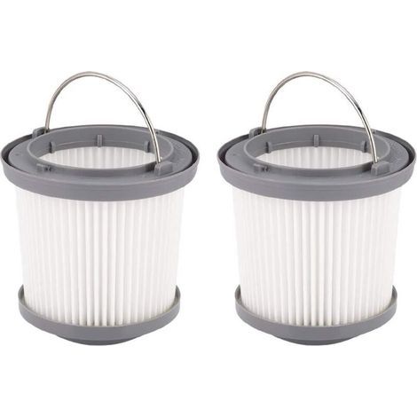 Filtre à cartouche d'air pour aspirateur, remplacement de filtre 2 pièces pour aspirateur Black & decker PV1210 V1020L / PD11420L (1/5)