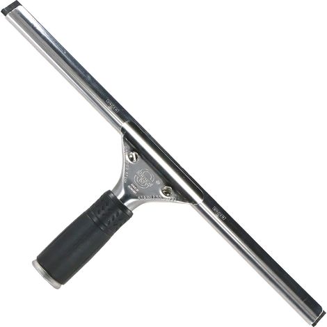 Unger Fensterreiniger S-Wischer Hard 35 cm, Fensterabzieher, harter Wischergummi