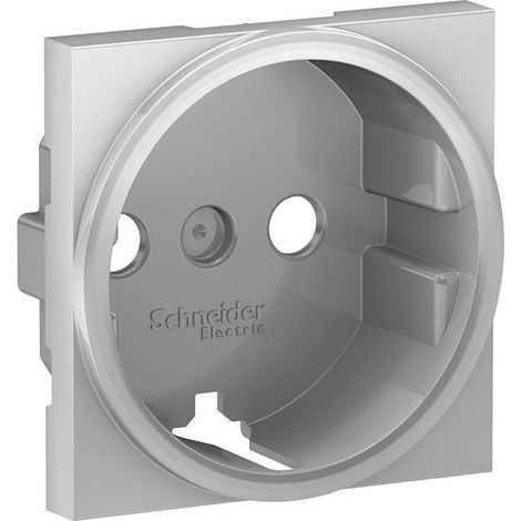 Couvercle de rechange Schuko Série UNIQUE aluminium SCHNEIDER NU903730U