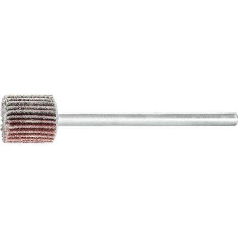 PFERD TOOLS Korund Fächerschleifer F Ø 10x10mm Schaft-Ø 3 mm A180 für Feinschliff und Finish 10 Stk