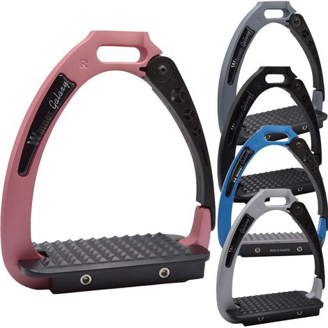 BLU ROYAL E NERO - Staffe di sicurezza per bambini modello GALAXY YOUNG in alluminio opaco con panca da 10 cm