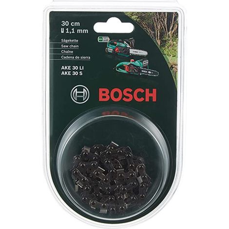 BOSCH Cadena de 30 cm para AKE 30 con llave y AKE 30 LI (1,1 mm) - F016800256