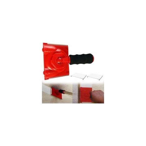 Tampon de peinture, Outil De Peinture des Bords avec Poignée avec Tampons Éponge Remplacement, Coupe-Bordure Portable Angle Réglable pour Couper les Murs et les Plafonds (1/5)