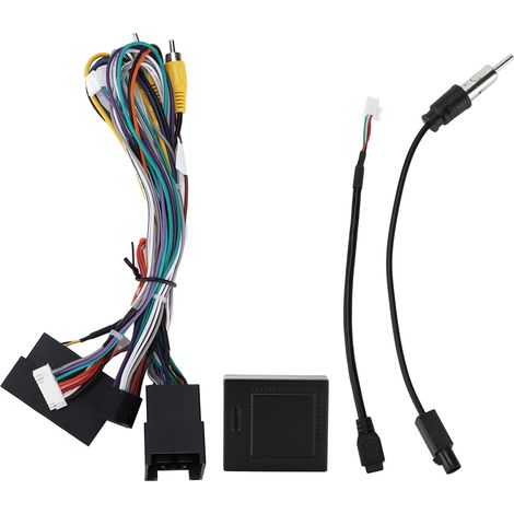 Autoradio-Kabelbaumadapter (3-teilig) mit Canbus-Box, kompatibel mit Ford Focus/Escape.
