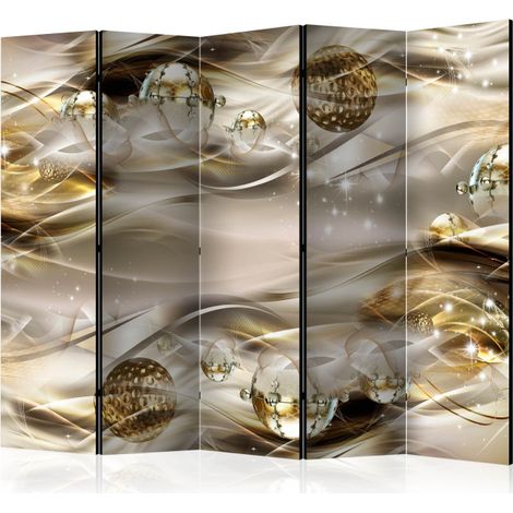 Paravent 5 Volets "Golden Nebula" 172x225cm (1/2)