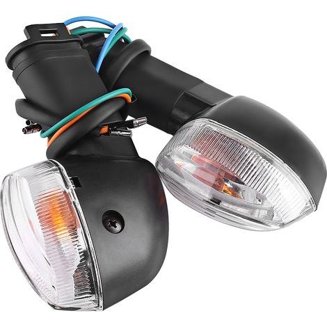 Clignotant Moto Yamaha YZF R1 R6 FZ1 FZ6 Feu Indicateur Lentille Blanche (1/3)