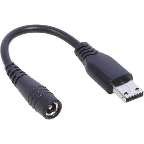Câble d'alimentation USB MSI avec connecteur mâle 3.5mm Jack DC pour ordinateur portable - 5.5x2.5mm (1/4)