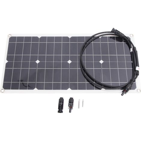 Panneau solaire Flexible 25W 16V, chargeur Portable monocristallin pour camping-car, Yachts, Batteries de voiture 12V