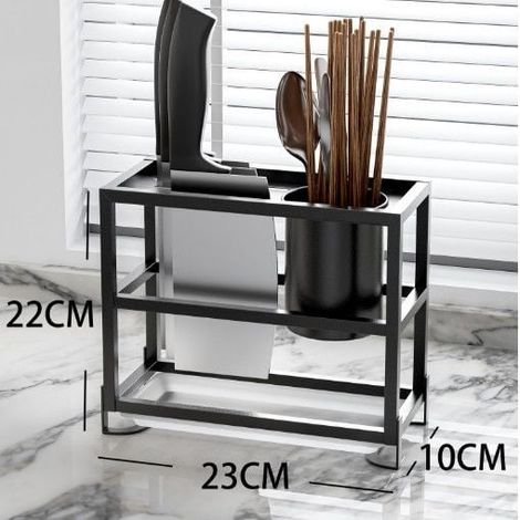 Rack De Rangement Cuisine - Support Pour Couvercles De Casserole Et Poêle - Porte-Planches À Découper Et Ustensiles - Acier Inoxydable - 1 Pièce (1/5)