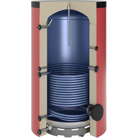 OEG Préparateur d'eau chaude 1500 litres avec 1 échangeur à tube lisse