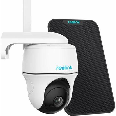 Reolink 3G/4G LTE Überwachungskamera Aussen Solar mit Mensch/Fahrzeug/PIR Erkennung, 355°/140° Schwenkbar, 2K Kabellose Akku IP Kamera Outdoor mit SIM-Kartenslot, 32GB SD Karte, Go PT Plus +Solarpanel (1/5)