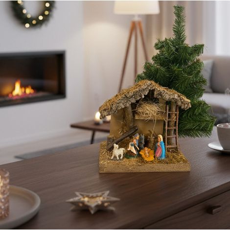 Decorazione da Natale Made in Italy, Colore Struttura Marrone, Verde - Ciserano