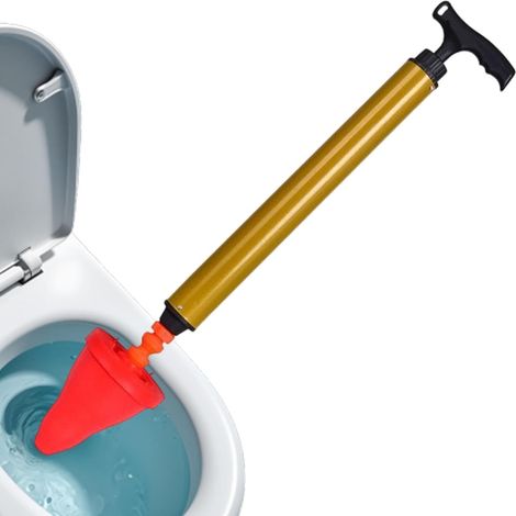 Déboucheur de Toilette Robuste Puissant Anti-dérapant Inoxydable Haute Déboucheur Mécanique pour Toilettes Pour Maison, Résidence Étudiante, Hôtel, Appartement (1/5)