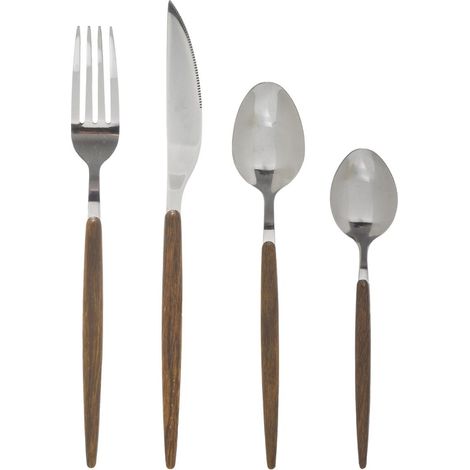 Ménagère 24 pièces Couverts en Inox modèle Amazonie - Secret de Gourmet