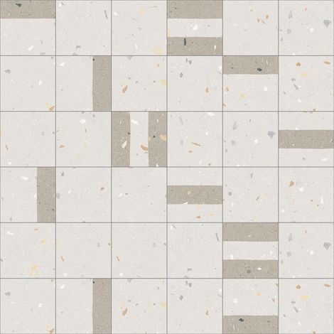 Carrelage sol / mur effet terrazzo 20x20 cm Croccante Granola Sesamo (vendu par boite de 1m2) (1/3)