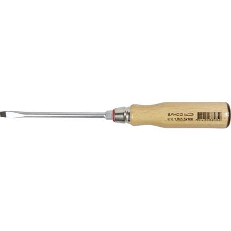 DESTORNILLADOR MANGO MADERA B.PLANA 3,5 - BAHCO