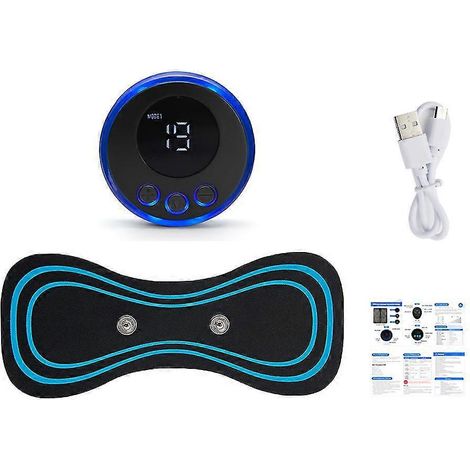 Elektrisches EMS-Fußmassagegerät zur Schmerzlinderung und Entspannung der Füße, Massage von Akupunkturpunkten, elektrische Muskelstimulation zur Verbesserung der Durchblutung – Nackenmassagegerät