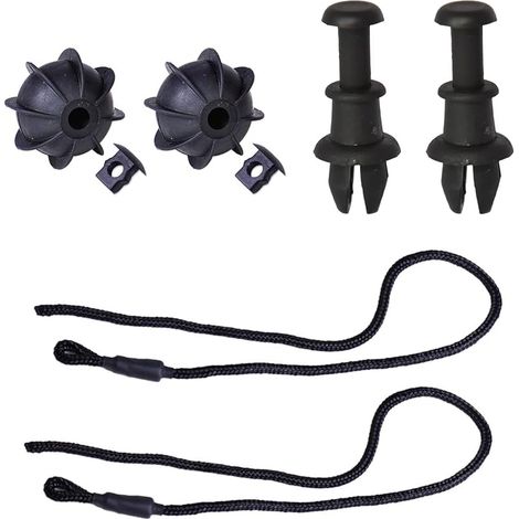 Voiture Corde Universelle,Corde de Fixation de la Cloison du Coffre,Sangle de Fixation de Couvercle de Coffre,Clips de Séparation de Bagages,Sangle de Plage Arrière 2 Pièces (1/5)