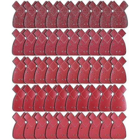 Packung mit 100 dreieckigen Schleifblättern 170x140x95mm, Körnung 1500 Schleifpapier für Multifunktionsschleifer (1/5)