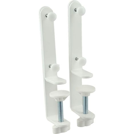 de bureau pour panneau perforé lot de 2 clips de fixation (1/5)