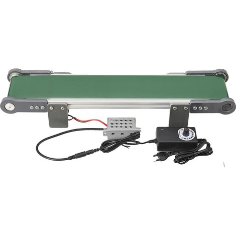 Bande transporteuse électrique à moteur à vitesse réglable, modèle élévateur 100500mm, Comme indiqué (1/2)