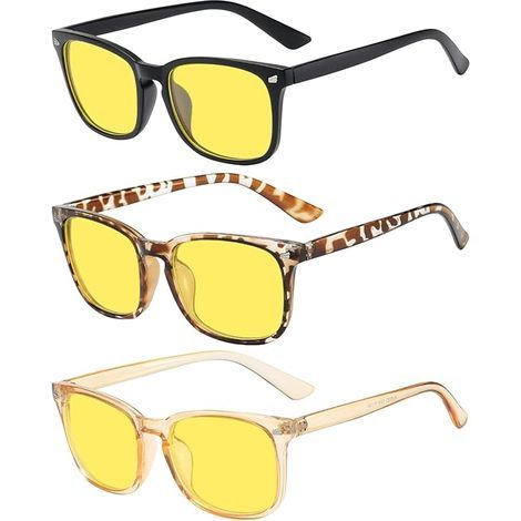 paires de lunettes de nuit polarisées, lunettes de conduite de nuit, lunettes de soleil pour , protection UV 400, anti-éblouissement pour hommes et , unisexe (1/5)