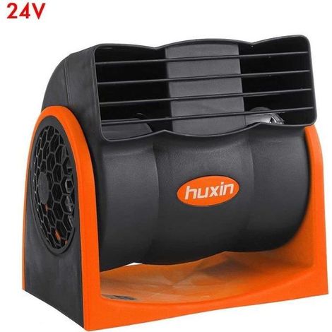 Ventilateur,Climatiseur de voiture 12V-24V DC,pour véhicule,camion,bateau,voiture,ventilateur de refroidissement,vitesse - Type 24V (1/4)