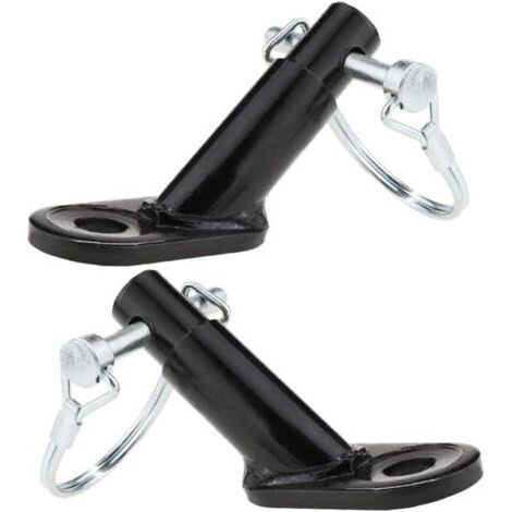 2 pièces Attelage Remorque Vélo Métal avec Boucle Adaptateur Robuste pour Accessoires de Remorque Garçon Fille et Animal Facile à Installer pour Attache Rapide Au Vélo (1/5)