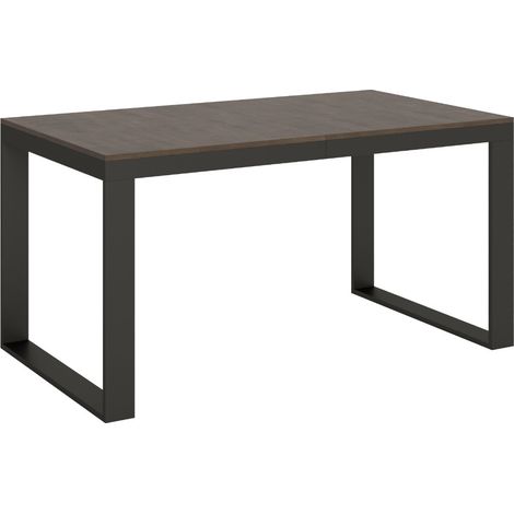 Table Ă manger extensible Tiroz evolution 160 Ă 420 cm Sur roulettes-Marron-Sur roulettes-160 Ă 420 cm (1/5)