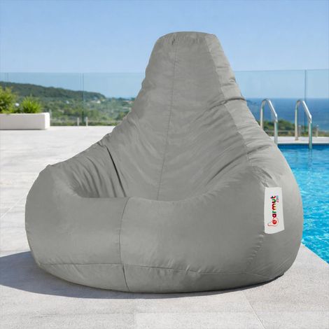 Pouf poire extérieur gris ARTA (1/5)