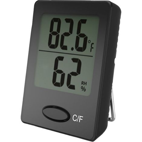 Termometro e igrometro digitale wireless per interni: visualizzazione chiara di temperatura e umidità, elevata precisione, batteria inclusa.