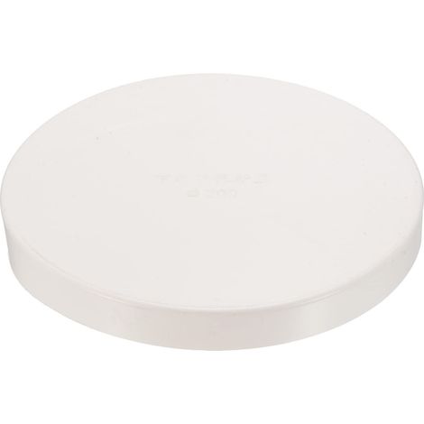 8" PVC Tube Terminal Capuchons Raccord, 1 Paquet Meubles Grade Bouchon Accouplement Prise Adaptateur pour Bricolage, Jardin, Blanc (1/5)