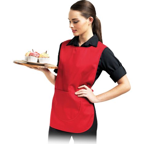 Überwurfschürze für Damen in rot S